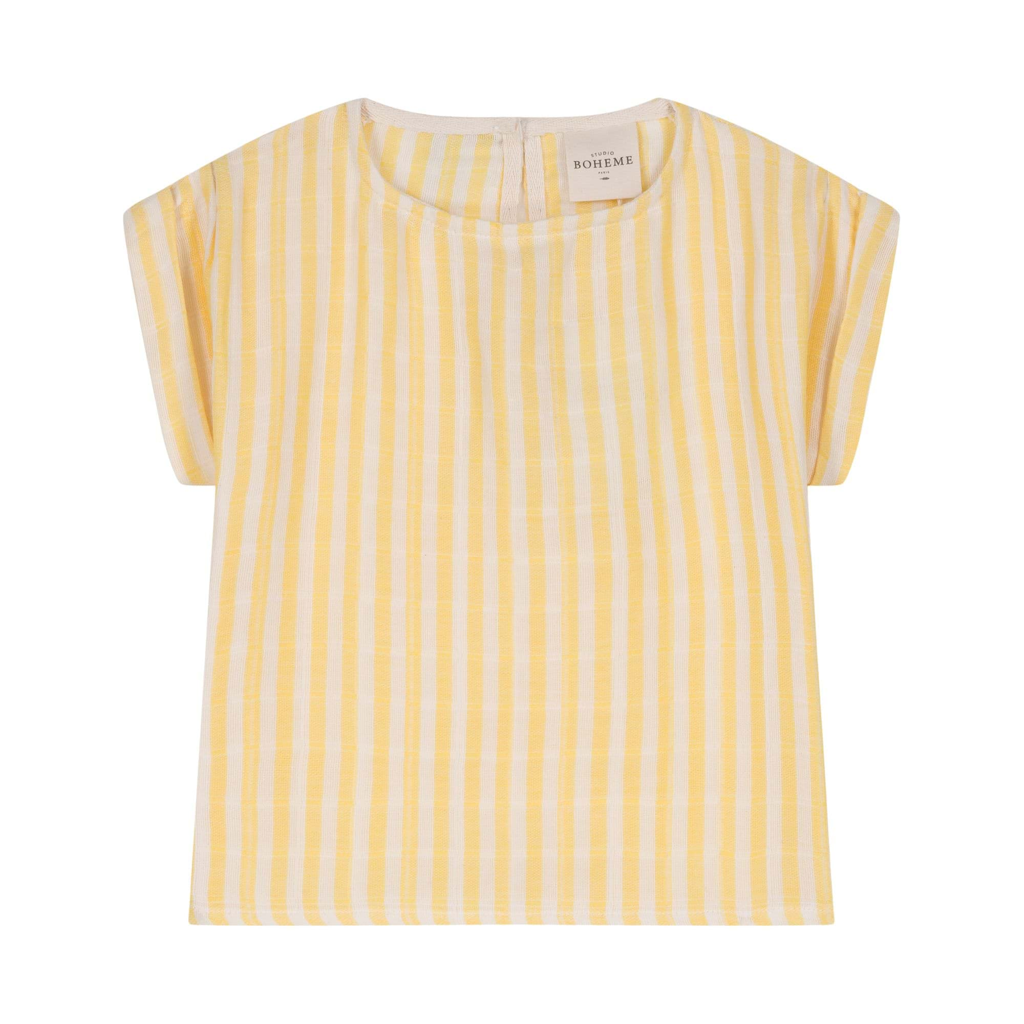 صورة Shirt Praslin (yellow stripes)
